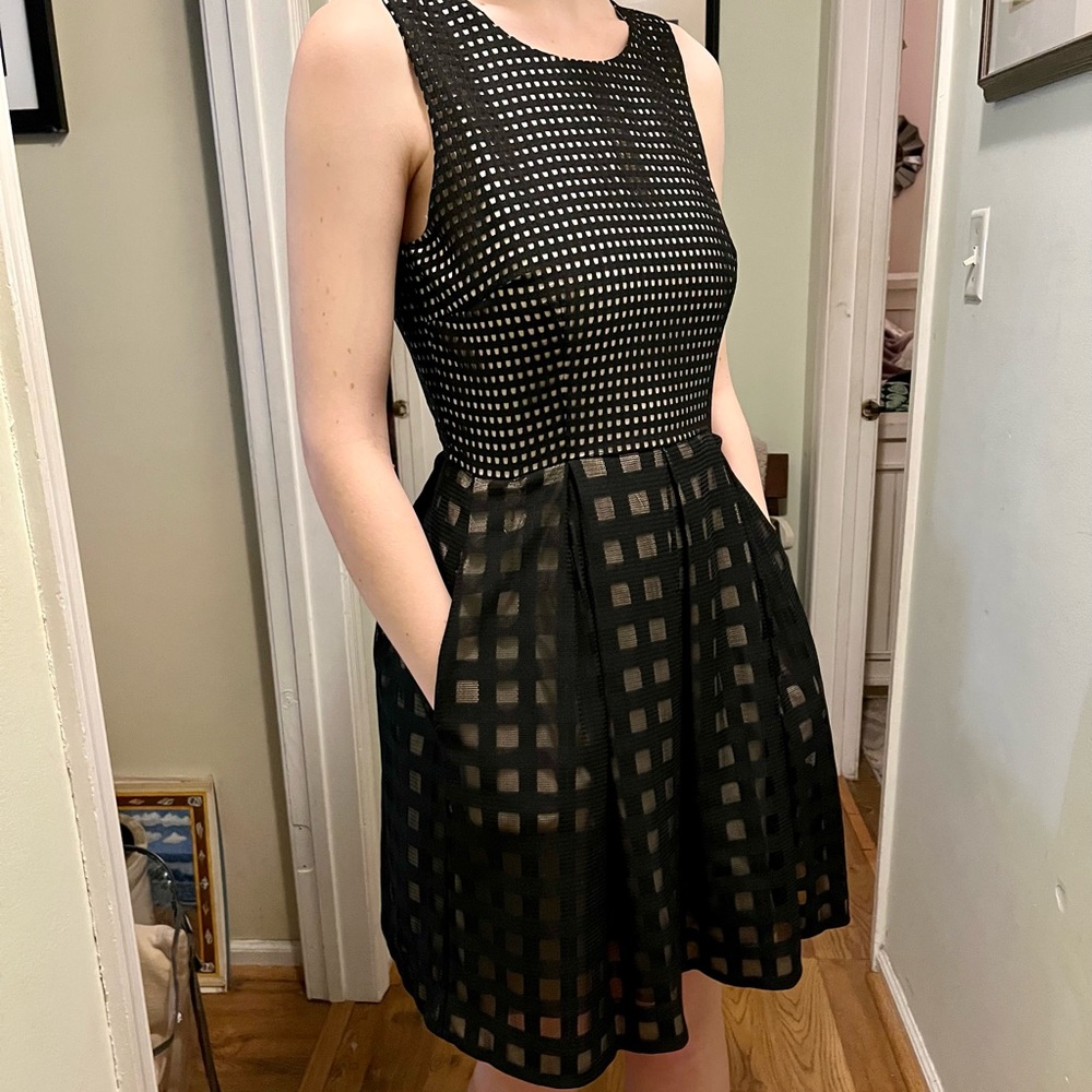 Trina Turk black cocktail dress 6